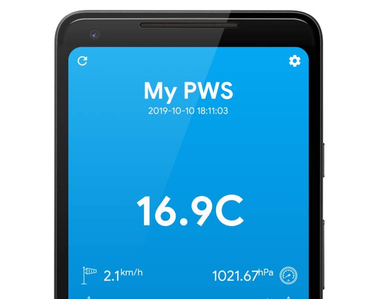 PWSWatcher mobile app